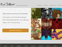 Tablet Screenshot of nickvolkert.com
